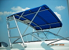 Custom boat bimini top