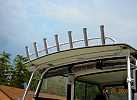 Custom Boat Rod Rack 